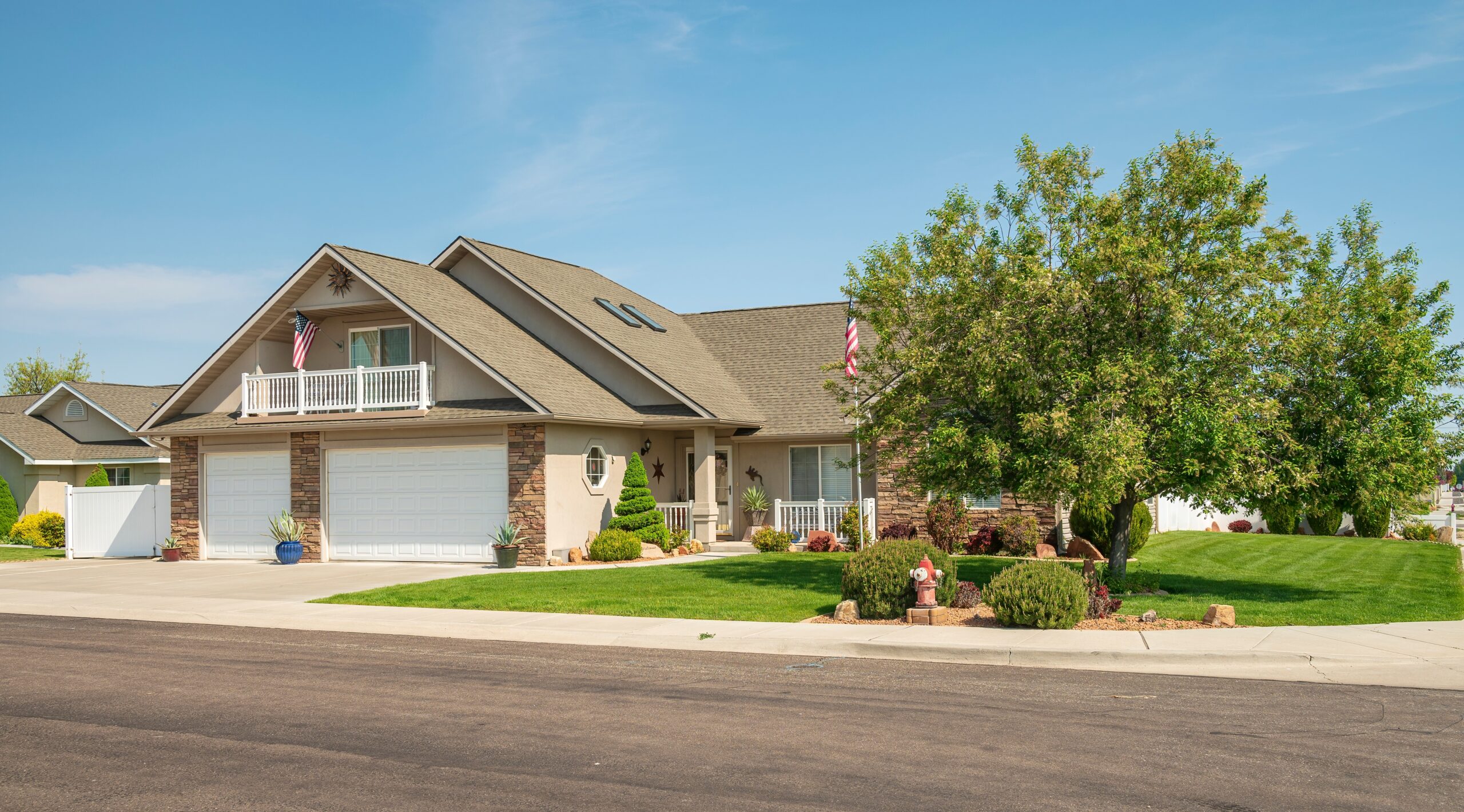Home with new roof in Caldwell, Idaho